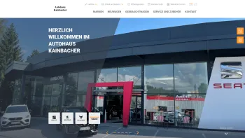 Website Screenshot: Autohaus Kainbacher SEAT SKODA GEBRAUCHTWAGEN - Autohaus Kainbacher GmbH - Date: 2023-06-26 10:21:40