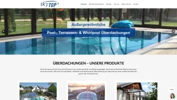 Website Screenshot: Remax Wintergartenbau, Poolüberdachungen - Überdachung | Lieferung in Österreich / Europa | Skytop - Date: 2023-06-26 10:21:42
