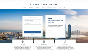 Website Screenshot: STROHAL LEGAL GROUP Dr.Theodor Strohal - International business law firm - Date: 2023-06-14 10:45:14