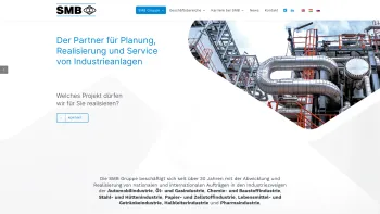 Website Screenshot: SMB Industrieanlagenbau GmbH - SMB Gruppe - Date: 2023-06-26 10:21:43