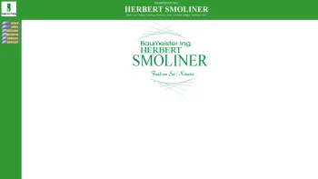 Website Screenshot: Baumeister Ing. Herbert Smoliner - Baumeister Ing. Herbert Smoliner - Faak am See - Date: 2023-06-14 10:45:17