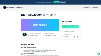 Website Screenshot: SoftXL - The domain name SOFTXL.COM is for sale | Dan.com - Date: 2023-06-26 10:21:45