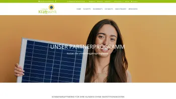 Website Screenshot: SOLARBÖRSE - Partnerprogramm | Unser Kraftwerk - Date: 2023-06-26 10:21:48