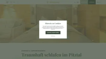 Website Screenshot: Gasthof Zur Hotel Sonne-Liesele Familie Heidi Santeler Eggenstall St. Leonhard Pitztal Tirol - Zimmer & Appartments * Hotel Mittagskogel im Pitztal - Date: 2023-06-26 10:21:48