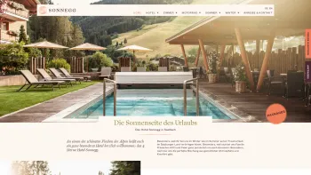 Website Screenshot: Hotel Sonnegg*** - Motorrad- & Bikerhotel in Saalbach | Österreich - Hotel Sonnegg - Date: 2023-06-26 10:21:48