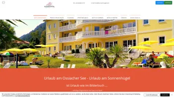 Website Screenshot: All Inclusive-Hotel Sonnenhügel**** - Hotel Sonnenhügel | Familienhotel Kärnten Ossiachersee | Kärnten - Date: 2023-06-26 10:21:48
