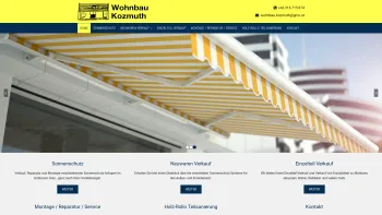 Website Screenshot: Wohnbau Kozmuth Inh.Jaschouz Jalousie Rollo Reparaturdienst - Jalousien, Rollos & Reparatur in Graz und Graz-Umgebung - Date: 2023-06-14 10:38:15