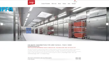 Website Screenshot: Sorgo Anlagenbau - Fleisch Räucheranlagen & Reifeanlagen | Sorgo Anlagenbau - Date: 2023-06-26 10:21:51