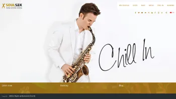 Website Screenshot: Soulsax Einzigartige Musik und Show für Ihr Event. - SOULSAX › The saxophone player for your event - Date: 2023-06-26 10:21:51