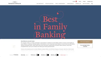 Website Screenshot: Carl Spängler Kapitalanlagegesellschaft detectiontest - Private Banking, Family Management & Finanzierung - Bankhaus Spängler - Date: 2023-06-26 10:21:54