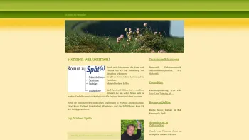Website Screenshot: Späth Michael Schulungen, Präsentationen, Outdoor Teamtraining, TPM, SMED, Technische Seminare - Home - Date: 2023-06-14 10:45:17