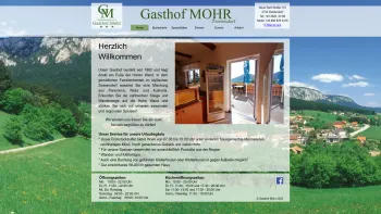 Website Screenshot: Gasthof Mohr - Home - Date: 2023-06-26 10:21:54