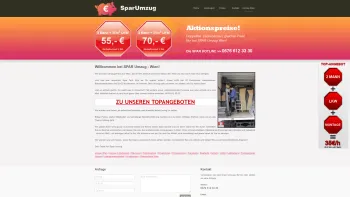 Website Screenshot: Spar Umzug - Umzug Wien | Entrümpelung Wien | Räumung Wien | Wien - Date: 2023-06-26 10:21:54