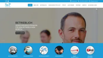 Website Screenshot: S & P Consulting -und Maklergesellschaft mbH - Versicherungsbüro S&P Consulting- und Makler GmbH - Date: 2023-06-26 10:21:54