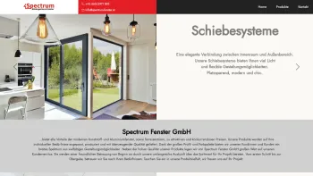 Website Screenshot: Spectrum Fenster GmbH. - Spectrum Wintergarten & Fenster - Date: 2023-06-26 10:21:57