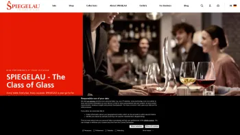 Website Screenshot: bei AKO Beratung und Verkauf von Hotel und Gastroausstattung - SPIEGELAU The Class of Glass | SPIEGELAU Germany - Date: 2023-06-26 10:21:57
