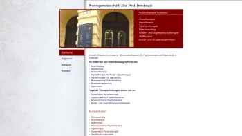 Website Screenshot: Spieltherapeutische Praxis Klinische und Gesundheitspsychologin für Kinder und Jugendliche - Psychotherapie Innsbruck - Date: 2023-06-14 10:45:20
