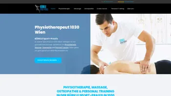 Website Screenshot: Bürkle Sport-Praxis e.U - Physiotherapeut 1030 Wien - BÜRKLE Sport Praxis - Date: 2023-06-26 10:26:46