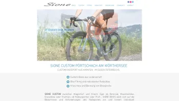 Website Screenshot: SPORTART Sportgeräte Handels GmbH - Sione Bikes - Custom Radsport | Pörtschach am Wörthersee - Date: 2023-06-15 16:02:34