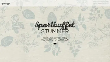 Website Screenshot: Sportbuffet Stummer - Willkommen im Sportbuffet Stummer - Date: 2023-06-26 10:22:03