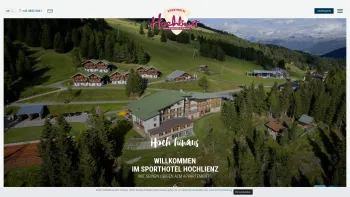 Website Screenshot: www.sporthotel-hochlienz.at - Home - Sporthotel Hoch Lienz, Hotel und Almappartements in Osttirol am Zettersfeld - Date: 2023-06-26 10:22:03
