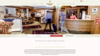 Website Screenshot: Sporthotel Kirchler Lanersbach Hintertux Tux Zillertal Tirol - Sporthotel in Tux, Hintertux - Sporthotel Kirchler - Date: 2023-06-26 10:22:03