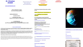 Website Screenshot: Husek Dr. Husek Christian Husek Dr. Christian Husek Conconitest Sportmedizin Wien Allgemeinmedizin Praktischer Arzt Ergometer Lauf - Date: 2023-06-26 10:22:03