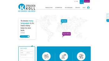Website Screenshot: Sprachzentrum Koll - Home | Sprachen Koll - Date: 2023-06-26 10:22:06