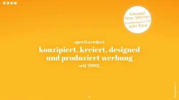Website Screenshot: spreitzerdrei, werbeagentur gmbh - Spreitzerdrei - Werbeagentur, 1. Bezirk Innere Stadt - Date: 2023-06-14 10:38:27