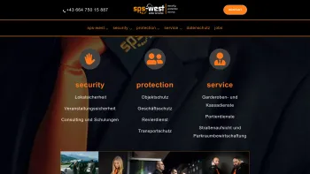 Website Screenshot: sps-west gmbh - sps-west gmbh | security protection service - Date: 2023-06-14 10:45:22