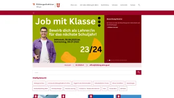 Website Screenshot: Stadtschulrat für Wien - Bildungsdirektion Wien - ehemals Stadtschulrat , Bildungsdirektion Wien - Date: 2023-06-26 10:22:06