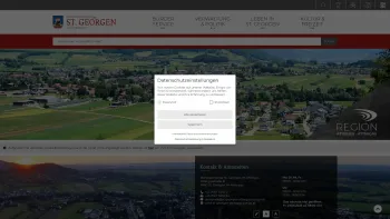 Website Screenshot: Gemeindeamt d Marktgemeinde St Georgen im St. Georgen Attergau RiS-Kommunal - St. Georgen im Attergau - GEM2GO WEB - Startseite - Date: 2023-06-26 10:22:06