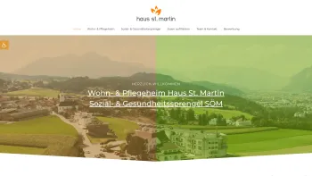 Website Screenshot: Haus St. Martin - Haus Sankt Martin – Sozial- und Gesundheitssprengel Südöstliches Mittelgebirge - Date: 2023-06-26 10:22:09