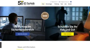 Website Screenshot: ST-Technik - Sicherheitstechnik in Wien & Niederösterreich | ST-Technik - Date: 2023-06-15 16:02:34