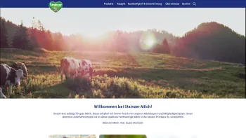 Website Screenshot: --Stainzer Milch Milch Joghurts Rahm Obers Butter Milchgetränke Stainz Steiermark - Startseite | Stainzer - Date: 2023-06-26 10:22:12