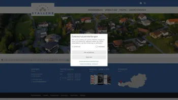 Website Screenshot: Gemeindeamt Gemeinde Stallehr - Stallehr - Startseite - Date: 2023-06-26 10:22:12