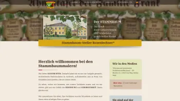 Website Screenshot: Stammbaum-Atelier Rosenlechner - Stammbaum-Atelier Rosenlechner - Date: 2023-06-14 10:45:25