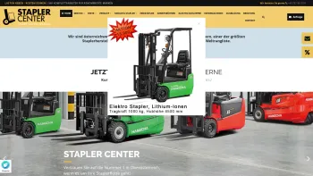 Website Screenshot: STAPLER CENTER GMBH - Stapler Center in Linz, Oberösterreich & Gratwein, Steiermark - Date: 2023-06-15 16:02:34