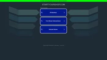 Website Screenshot: Josef StartYourShop.com No Risk No Limits Your BIG Chance! - Date: 2023-06-26 10:22:15