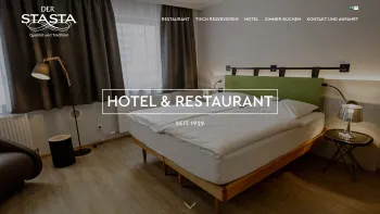 Website Screenshot: Hotel-Restaurant Stasta - Der Stasta – Hotel & Restaurant - Date: 2023-06-15 16:02:34