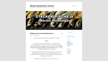 Website Screenshot: Steckerlfische Martin Hintringer - Mobiler Steckerlfisch Vertrieb | Der erste mobile Steckerlfischvertrieb, bringt den Fisch in Ihre Nähe. - Date: 2023-06-15 16:02:34
