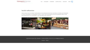 Website Screenshot: Kutscher Steinmetz Gastro - Steinmetz-Gastro Gmbh – Genuss und Qualität - Date: 2023-06-26 10:22:21
