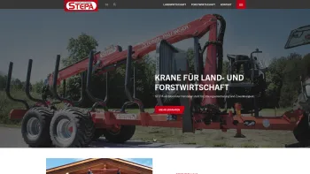 Website Screenshot: Stepa Farmkran GmbH Steindl-Palfinger - STEPA - Der Spezialist für Krane in Land- & Forstwirtschaft - STEPA Farmkran - Date: 2023-06-15 16:02:34