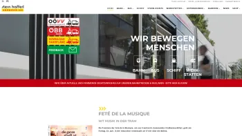 Website Screenshot: Stern Haffer Verkehrsgesellschaft m.b.H. - Home - Stern & Hafferl Verkehr - Date: 2023-06-26 10:22:24
