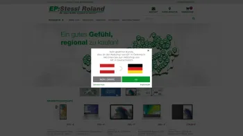 Website Screenshot: Roland Stessl Servicepartner Stessl - EP: Über 100 Elektrofachhändler in Österreich - Date: 2023-06-26 10:22:24