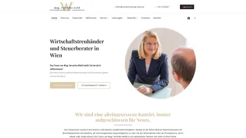 Website Screenshot: Mag. Veronika Weiss Steuerberatung - Ihr Wirtschaftstreuhänder & Steuerberater in 1010 Wien - Date: 2023-06-15 16:02:34