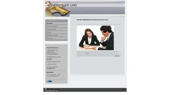 Website Screenshot: LANG Christian, selbständiger Bilanzbuchhalter - STEUERSERVICE LANG - Startseite - Date: 2023-06-26 10:22:24
