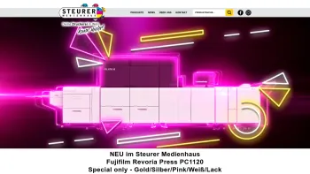 Website Screenshot: Steurer Medienhaus Digitaler Druck Print und Webbereich - Steurer Medienhaus - Date: 2023-06-14 10:45:28