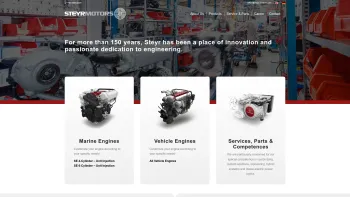 Website Screenshot: STEYR MOTORS GmbH - Home - Steyr Motors Betriebs GmbH - Date: 2023-06-26 10:22:24