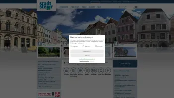 Website Screenshot: Gemeindeamt Steyr RiS-Kommunal - Steyr - Steyr online - offizielles Internetportal der Stadt Steyr - Date: 2023-06-14 10:45:28